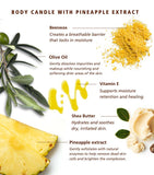 Body Candle with Pineapple